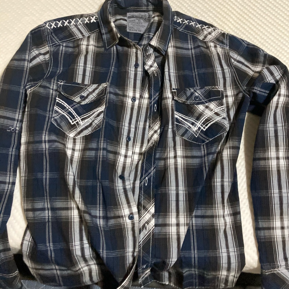 bundle 3/$15, 5/$20 Machine dress shirt - men’s XL